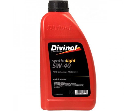 DIVINOL SYNTHOLIGHT 5W40 1L/5L