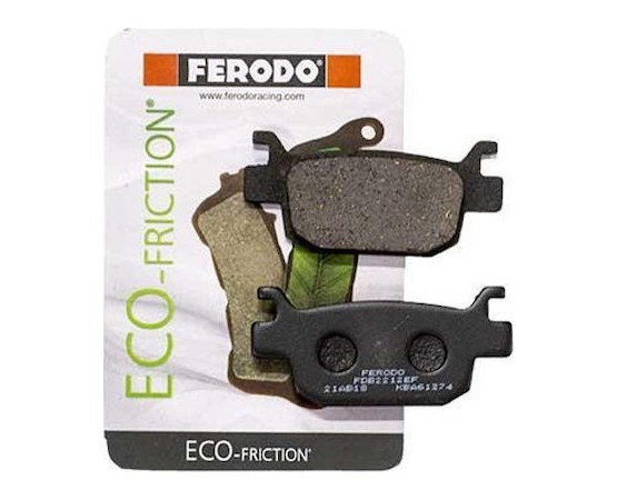 ΟΡΓΑΝΙΚΑ ΤΑΚΑΚΙΑ ΠΙΣΩ FERODO FDB2212EF ΓΙΑ SCOOTER HONDA SH125i / SH150i / SH300i