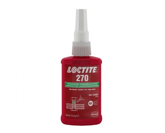 LOCTITE 270 ΑΣΦΑΛΙΣΤΙΚΟ ΣΠΕΙΡΩΜΑΤΩΝ ΙΣΧΥΡΗΣ ΣΥΓΚΡΑΤΗΣΗΣ 10ML / 11GR