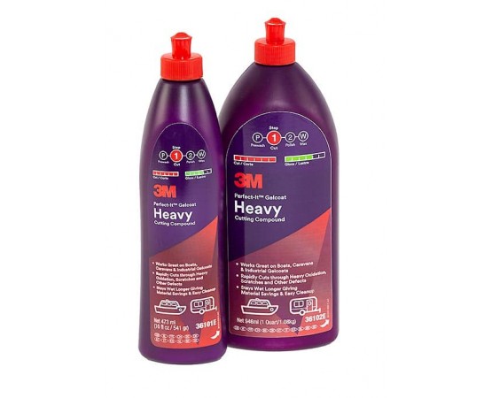 3M PERFECT-IT GELCOAT HEAVY CUTTING COMPOUND, Χονδρή Αλοιφή Πολυεστερικών, 473ML / 946ML