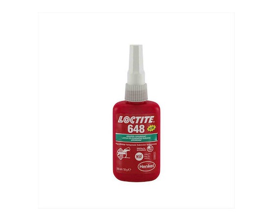 LOCTITE 648 Αναεροβικό συγκρατητικό για κυλινδρικά εξαρτήματα, υψηλής θερμοκρασίας 50ml
