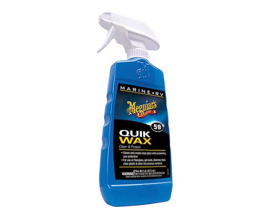 MEGUIAR'S MARINE RV QUIK WAX ΨΕΚΑΖΟΜΕΝΟ ΚΕΡΙ ΣΚΑΦΩΝ ΓΙΑ ΓΡΗΓΟΡΟ ΚΑΘΑΡΙΣΜΟ ΚΑΙ ΠΡΟΣΤΑΣΙΑ 473ML