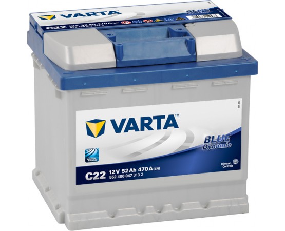 VARTA C22 12V 52AH 470A(EN) BLUE DYNAMIC