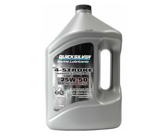 QUICKSILVER 25W50 4-STROKE SYNTHETIC MARINE OIL 1L