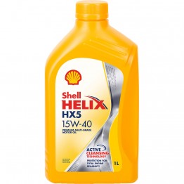SHELL HELIX HX5 15W-40 1L/4L/209L