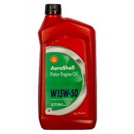 SHELL AEROSHELL OIL W 15W50 1QT/55UGL