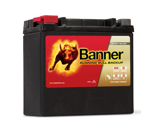 BANNER RUNNING BULL BACKUP AGM Start Stop AUX14 12V 12AH 200EN Εκκίνησης
