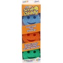SCRUB DADDY COLORS SMILEY SPONGE, CLEANING SPONGES IN MULTIPACK OF 3