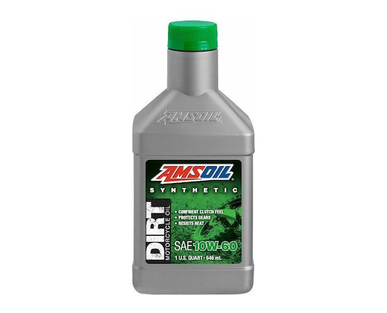 AMSOIL DIRT BIKE 10W60 Συνθετικό Λάδι Μοτοσυκλέτας για Δίχρονους Κινητήρες Κινητήρες 960ML