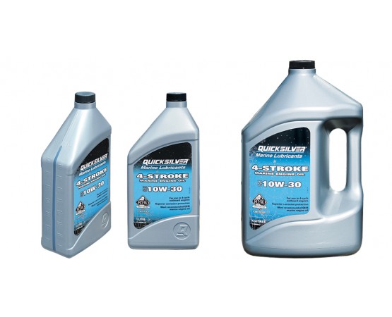 QUICKSILVER 10W30 4-STROKE MARINE OIL 1L , 4L