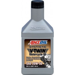 AMSOIL V-TWIN 20W50 4T ΣΥΝΘΕΤΙΚΟ MOTORCYCLE OIL 946ML