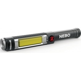 NEBO Φακός Μπαταρίας LED Διπλής Λειτουργίας με Φωτεινότητα έως 500lm Big Larry 2 6737 BLACK/RED