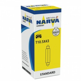 NARVA T10.5X43 STANDARD 12V 10W
