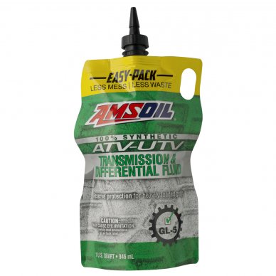 AMSOIL 100% SYNTHETIC ATV/UTV TRANSMISSION & DIFFERENTIAL FLUID 946ML