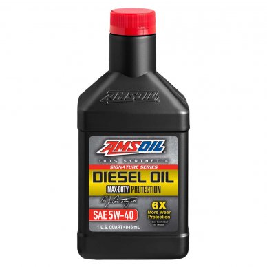 AMSOIL SIGNATURE SERIES  100% SYNTHETIC 5W40 MAS DUTY  946ML