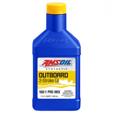 AMSOIL 100:1 PRE-MIX  100% SYNTHETIC  2 STROKE OUTBOARD 946ML
