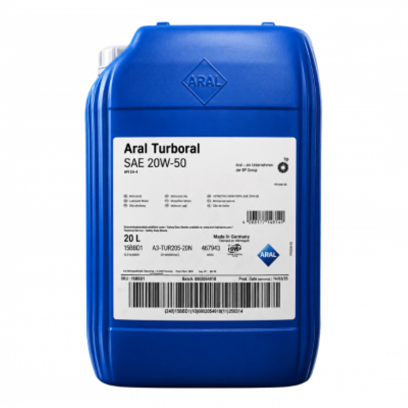 ARAL TURBORAL 20W50 20L