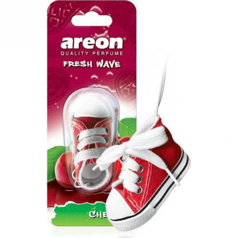 AREON FRESH WAVE ΑΡΩΜΑΤΙΚΟ ΑΥΤΟΚΙΝΗΤΟΥ ΠΑΠΟΥΤΣΙ CHERRY