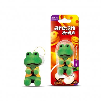 AREON ΑΡΩΜΑΤΙΚΟ ΑΥΤΟΚΙΝΗΤΟΥ SMILE APPLE  & CINNAMON FROG
