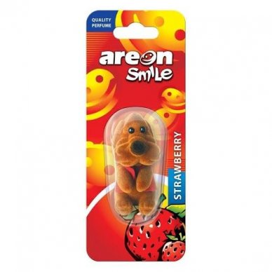 AREON ΑΡΩΜΑΤΙΚΟ ΑΥΤΟΚΙΝΗΤΟΥ SMILE STRAWBERRY DOG