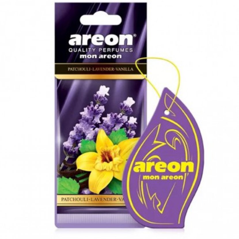 AREON ΑΡΩΜΑΤΙΚΟ ΑΥΤΟΚΙΝΗΤΟΥ ΔΕΝΤΡΑΚΙ PATCHOULI LAVENDER VANILLA