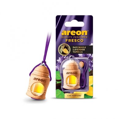 AREON FRESCO ΑΡΩΜΑΤΙΚΟ ΑΥΤΟΚΙΝΗΤΟΥ PATCHOULI LAVENDER VANILLA